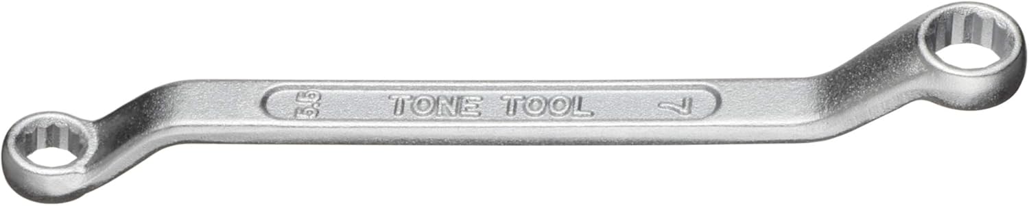 TONE Offset Wrench Short Type (45°) M46-5.507 5.5x7mm