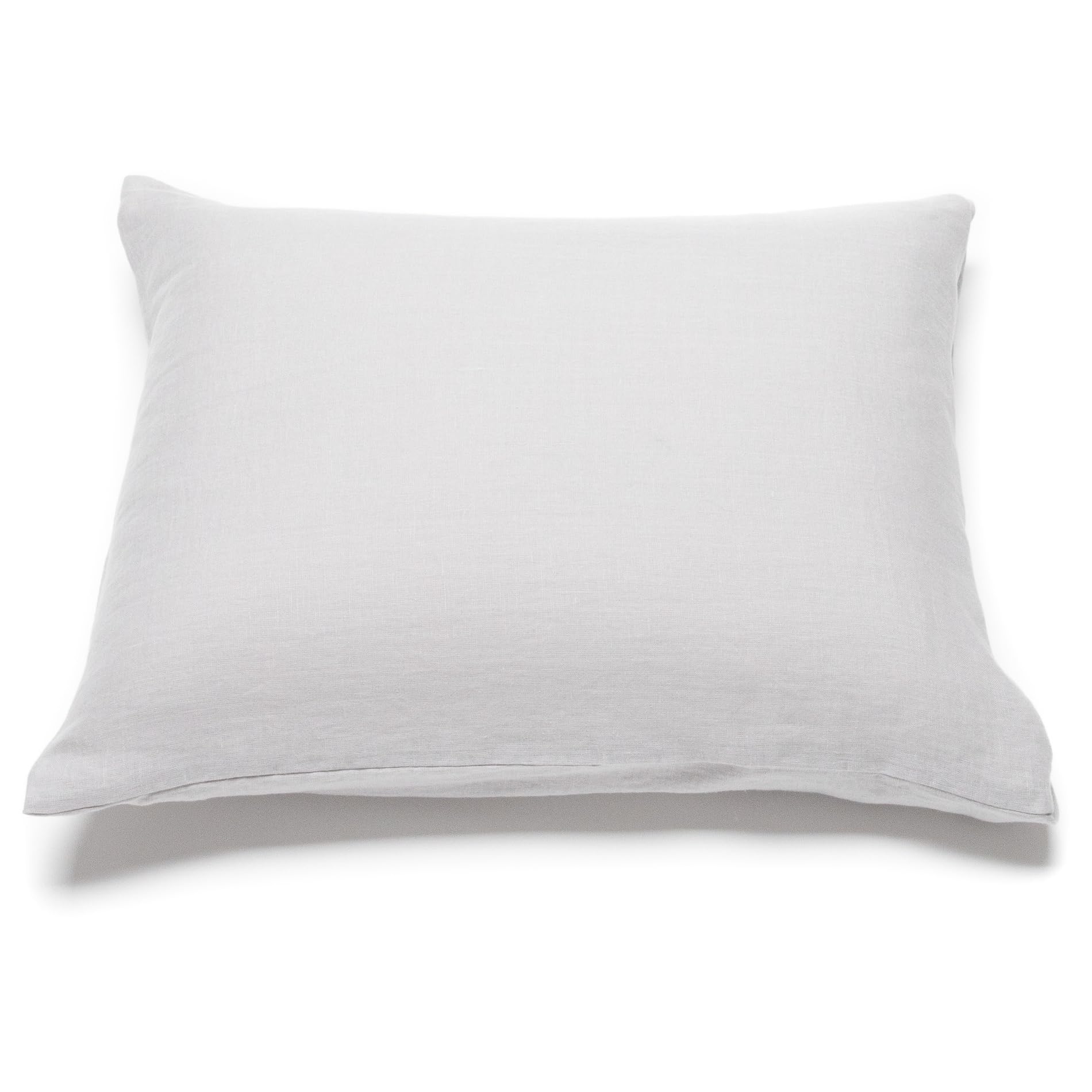 LinenMe Cool Grey Washed Bed Linen Pillow Case, STANDARD (50 x 75 cm)