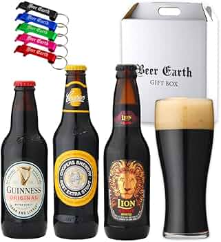 Amazon.co.jp: バレンタイン 世界のビール スタウト 黒ビール 3本 飲み