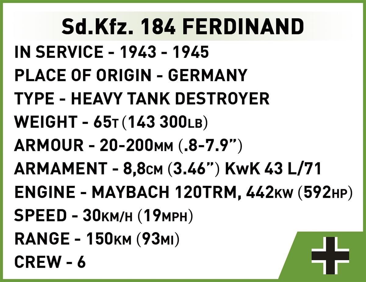 COBI Sd.Kfz.184 FERDINAND
