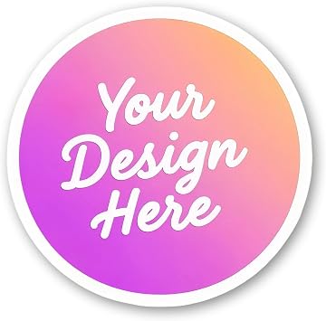 Personalized Stickers Labels, Logo Sticker Customized with Your Design Text Logo, Custom Stickers for Business Logo Wedding Birthday Hand-Made Packaging, 100 or 500 Qty