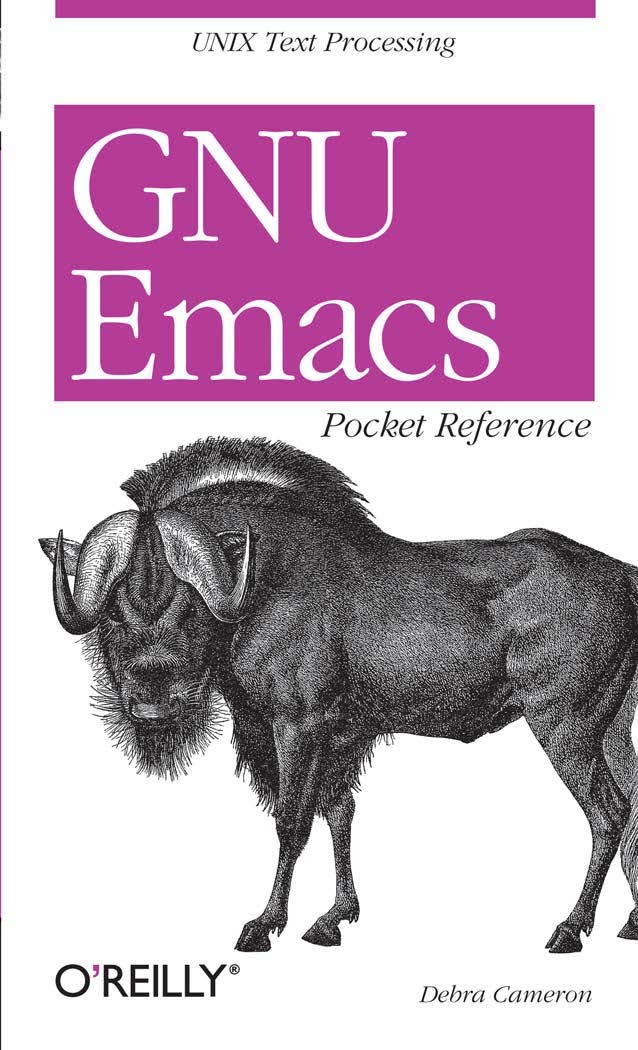 GNU Emacs – Pocket Reference: UNIX Text Proce- Cameron, 9781565924963, paperback