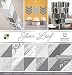 DCWV Card Stock 12"X12" Silver Leaf Premium Printed Cardstock Stack