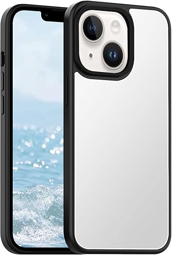 Miniatura 3 de VAOXTY Compatible con iPhone 15 Plus - Funda de espejo para mujeres y niñas, maquillaje lindo de goma suave, delgada, de lujo, protección de moda,