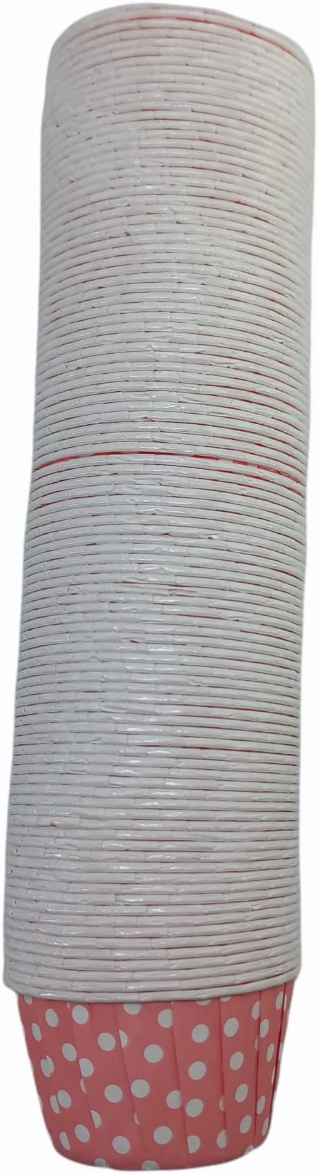 Folca®100 Pcs Baking Paper Cupcake Liner Muffin Cup(Random Design & Color)(Medium)
