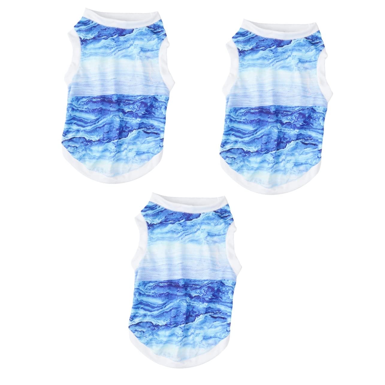 BESPORTBLE 3pezzi Gilet Rinfrescante Per e Traspirante Per Facile Usare e Riutilizzabile Blu