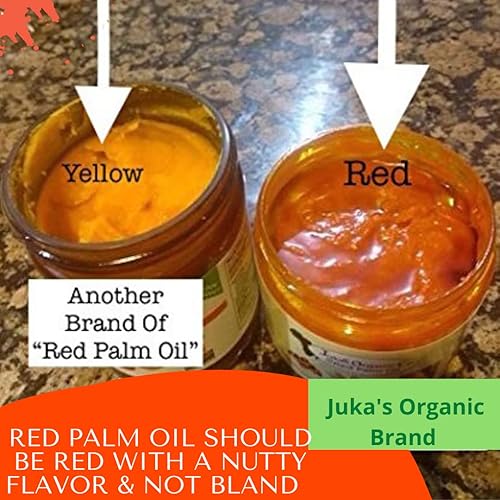 Miniatura 5 de Aceite de palma roja de Juka 100  orgánico y natural de África 169 onzas líquidas líquidas