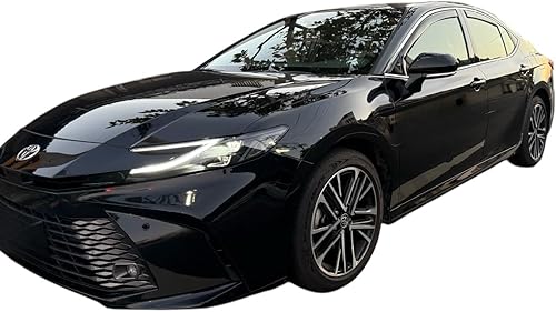 Miniatura 9 de Deflectores de ventilación de ventana lateral tintados en humo protectores de lluvia compatibles con Toyota Tundra 2022 2023 Double Cab SR SR5