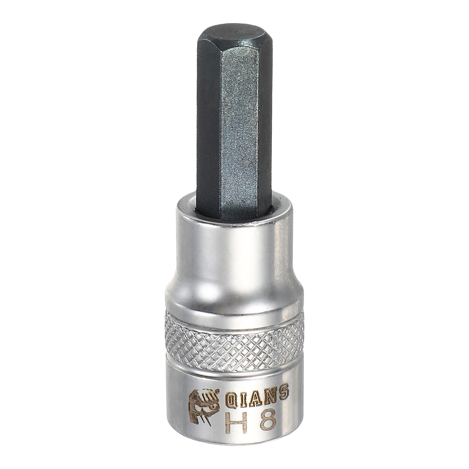 sourcing map Hex Bit Socket 3/8" Drive H8 S2 Steel Hexagonal Head Screwdriver Drill Bits CR-V Steel Socket Adapter for Home Auto Axle Hex Nuts Bolts Repair