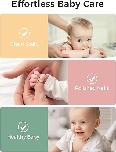 Miniatura 7 de Momcozy Kit básico para bebé, baby shower y registro esencial para cuidado de aseo, salud y limpieza, incluye kit de lima de uñas, aspirador nasal,