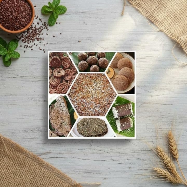 Organic Sprouted Ragi Flour for Kids & Adults In Food-Grade Container 400 gms (+6 months)