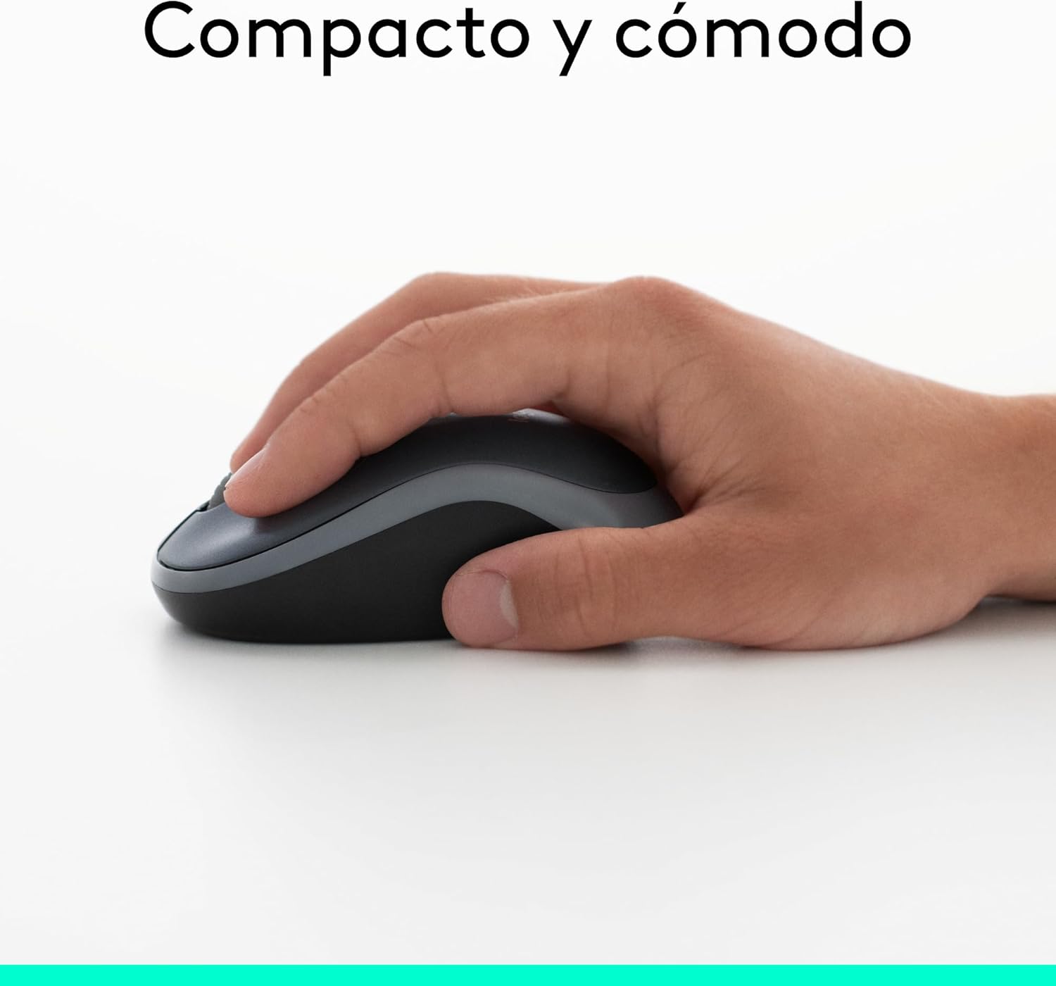 Logitech M185 Ratón Inalámbrico, 2,4 GHz con Mini Receptor USB, Batería 12 Meses, Seguimiento Óptico 1000 dpi, Ambidiestro, PC/Mac/Portátil – Gris 6