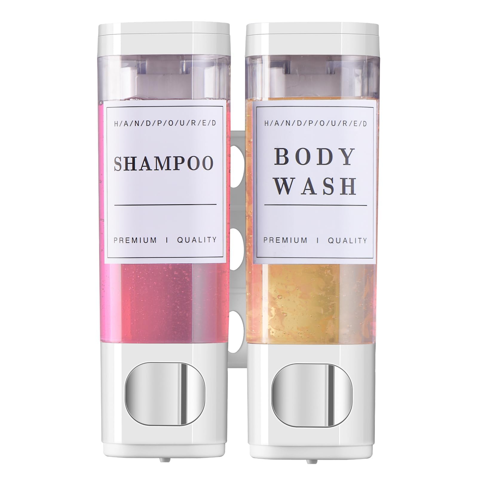 Shampoo and Conditioner Dispenser Bathroom Shower Soap Dispenser