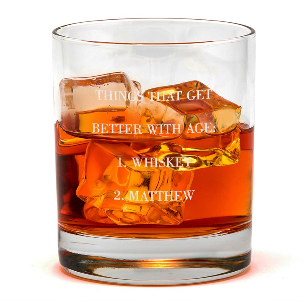 Personalised Whiskey Glass/Personalised Tumbler/Engraved Whisky Glass/Personalised 30th Birthday Gifts / 40th Birthday Gift/Personalised 50th Birthday Gifts