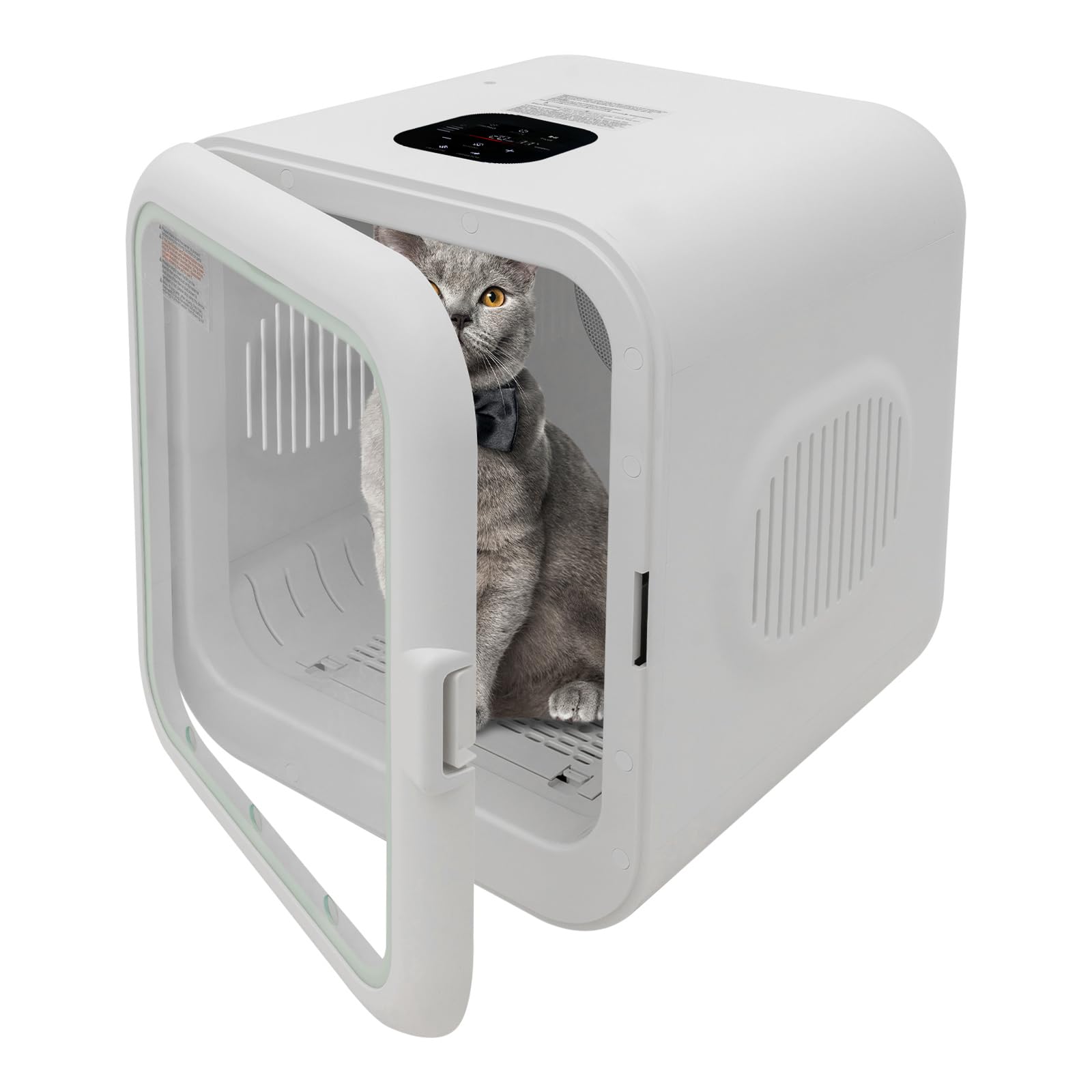 Asciugatrice elettrica per animali domestici 62L 800W 22-45°C 10-180 min