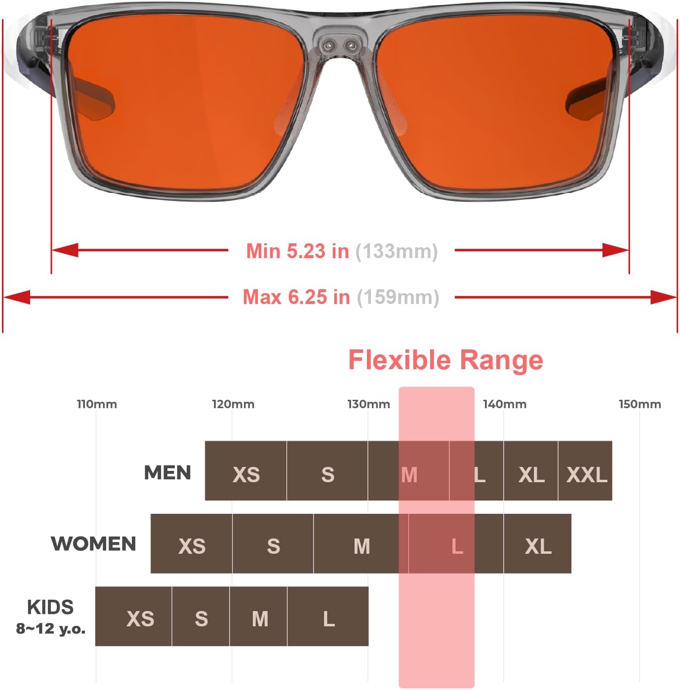 HD Premium Sleep Glasses P1AS 99.9% Blue Light Blocking Gaming Computer Screen Glasses Reduce Eyestrain & Glare High Contrast Definition UV580 nm - Image 7