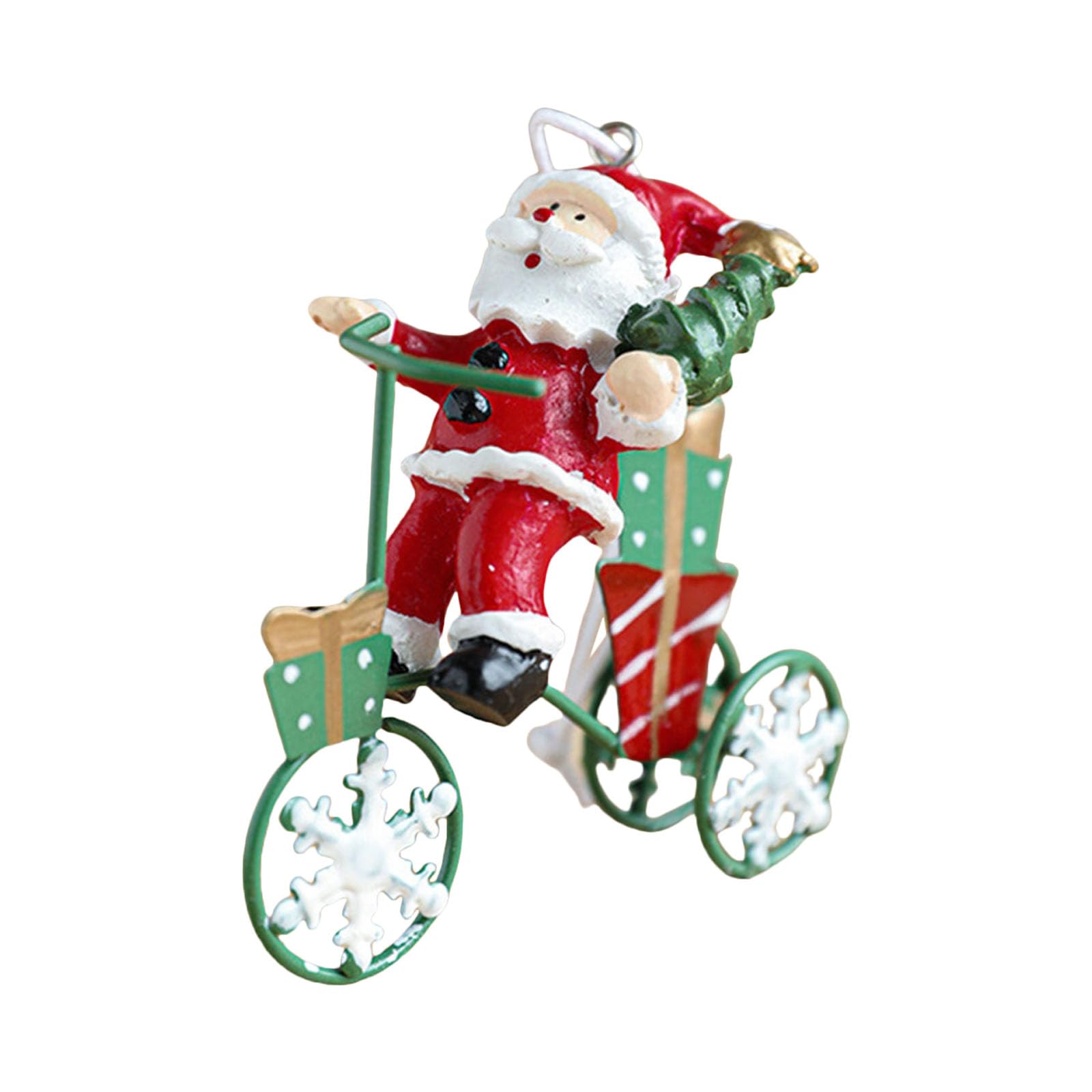 carotoe Christmas Tree Pendant Ornament Christmas Tree Hanging Figurines Santa Reindeer Themed Ornament for Decoration Pendant