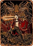 Classic animation film and television Video Game Poster Metal Devil May Cry 2 Wall Art Decor Tin...