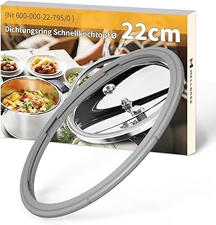 Mellbree 22 cm Sealing Ring for Fissler | 600-000-22-795/0 – Replacement Seal for Fissler Vitaquick, Vitavit Comfort/Premi…