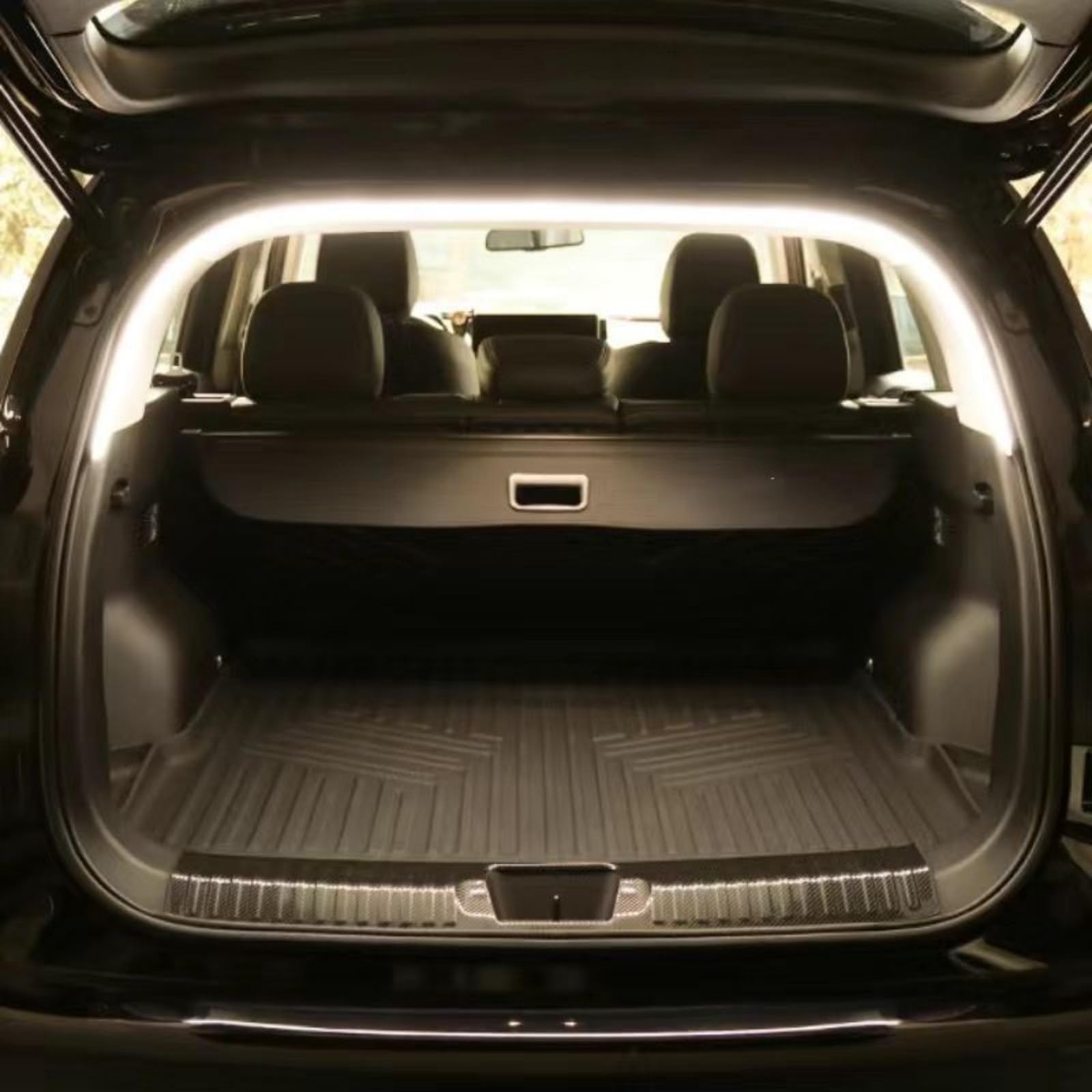 Trunk LED Light Strip for Suzuki Equator Hustler Xbee XL6 Ertiga Solio Bandit, Automatic Sensor Light, Trunk Cargo Ambient Lighting Easy Install, Waterproof, for Car Trunks, SUVs, and Vans