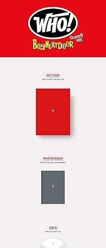 Miniatura 2 de BOYNEXTDOOR QUIÉN! 1er single álbum Crunch Verson 1p Poster en paquete+80p PhotoBook+2p photoCard+1p Postcard+seguimiento sellado