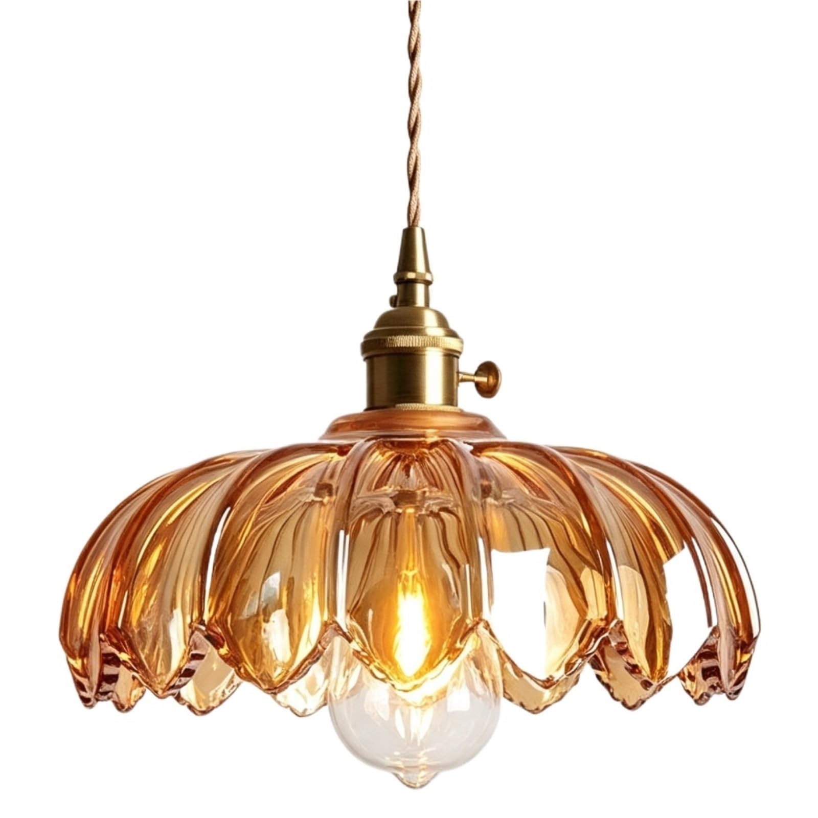 Modern Industrial Pendant Fixture Retro Styled Bedside Hanging Suspender