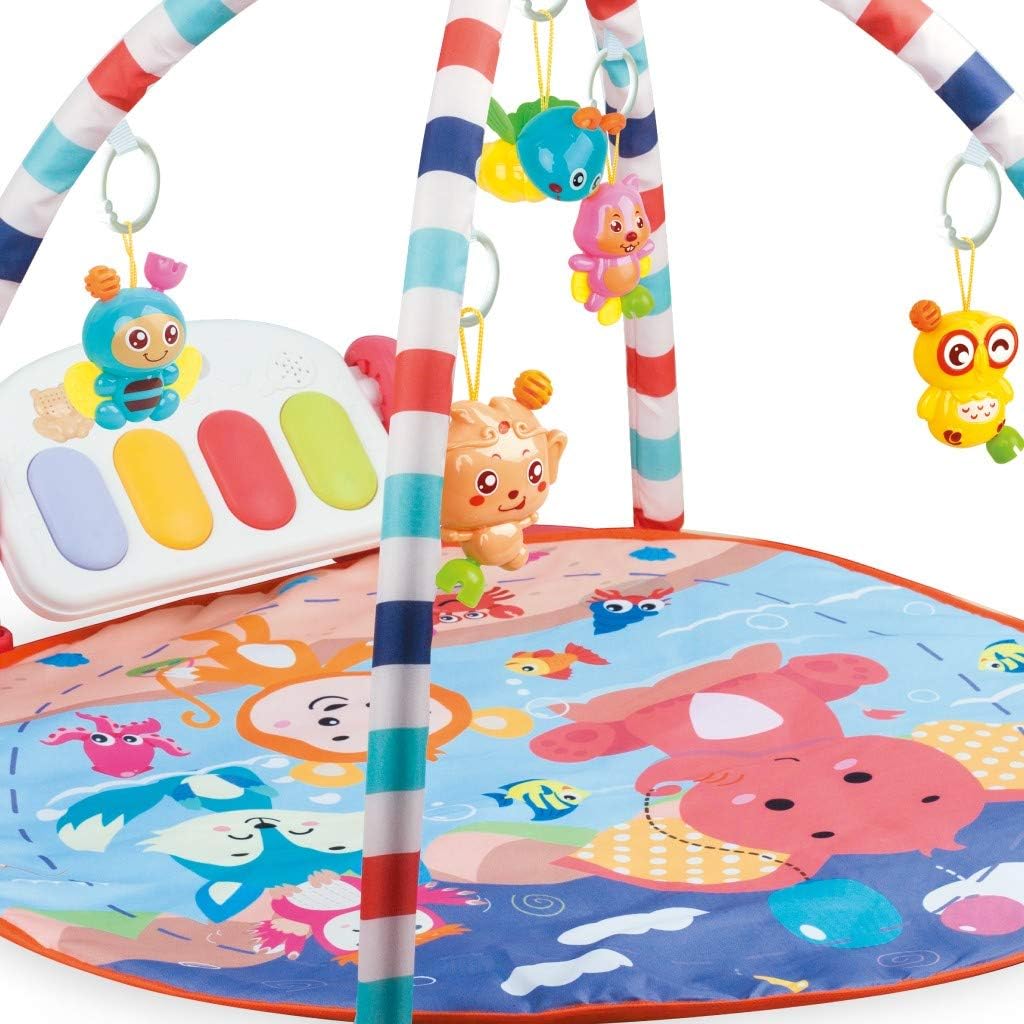 Baby Play Gym Kick And Musical Play Mat Play Piano Gym Activity Center With Music Lights And Sounds Toys For Infants And Toddlers Aged 0 To 6 To 12 Months 1 Year