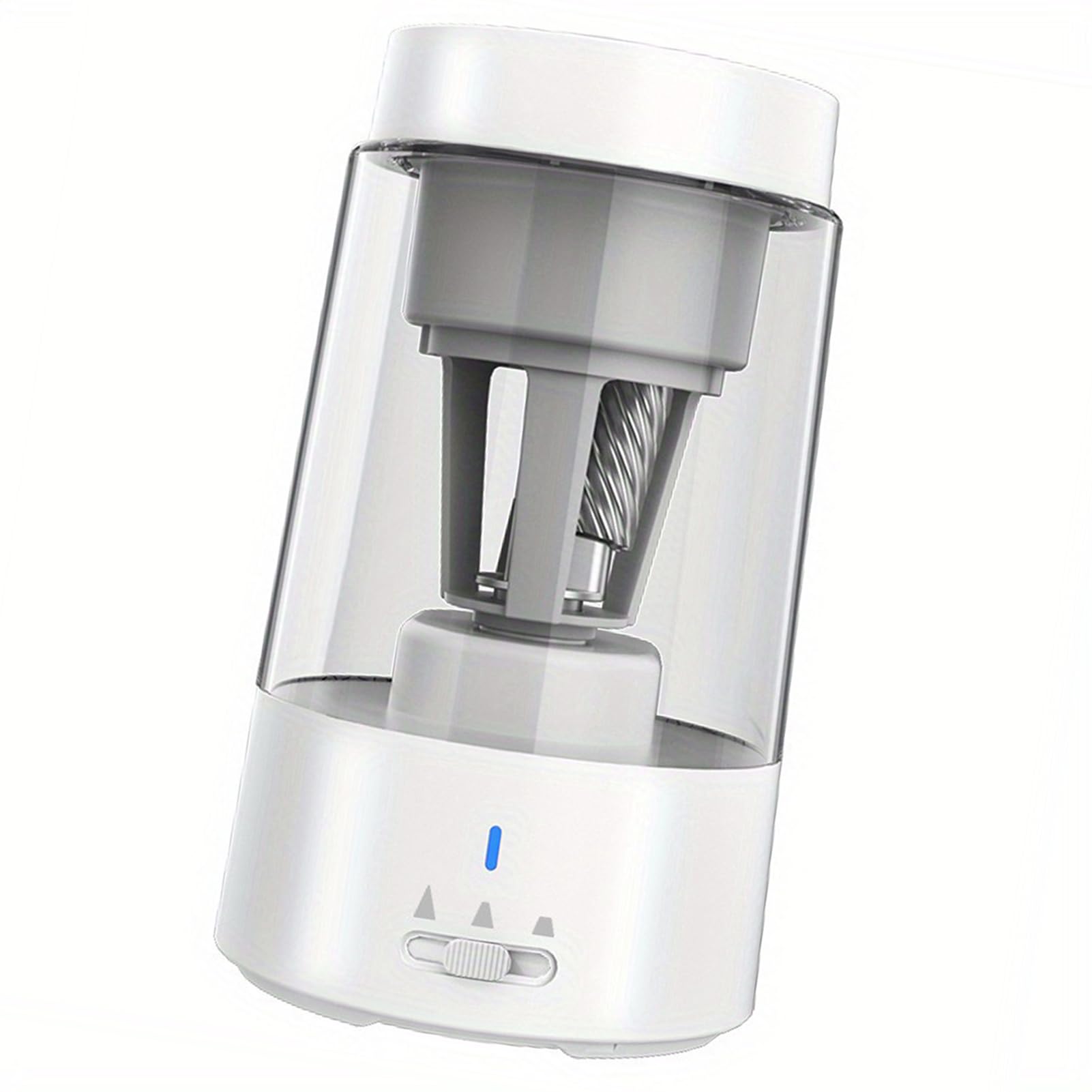 Temperamatite Elettrico, Temperamatite per Matite Colorate, Arresto Automatico, Temperamatite Elettrico Plug in per Matita 6-8 Mm per Casa, Scuola, Aula, Ufficio (WHITE)