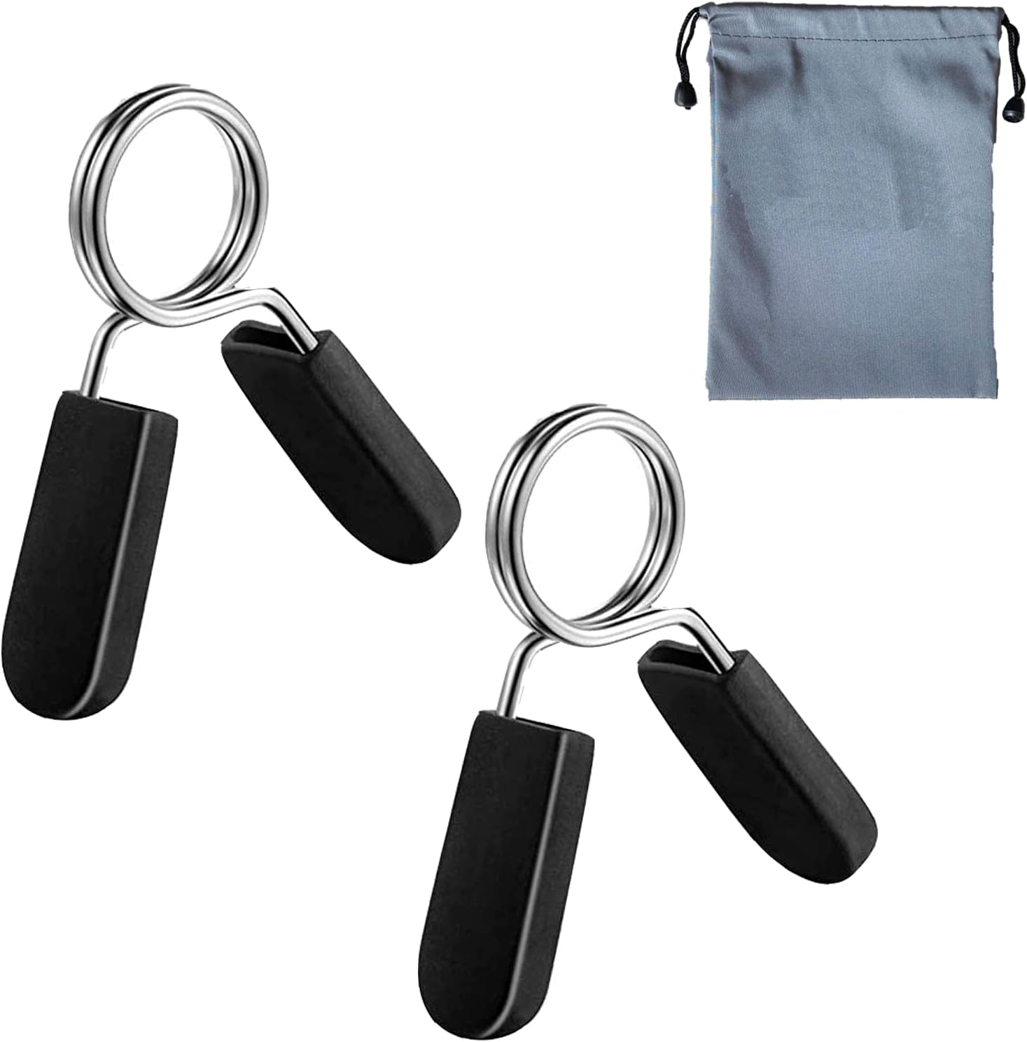 2 Inch Barbell Clips, 2 PCS of Olympic Barbell Clamps