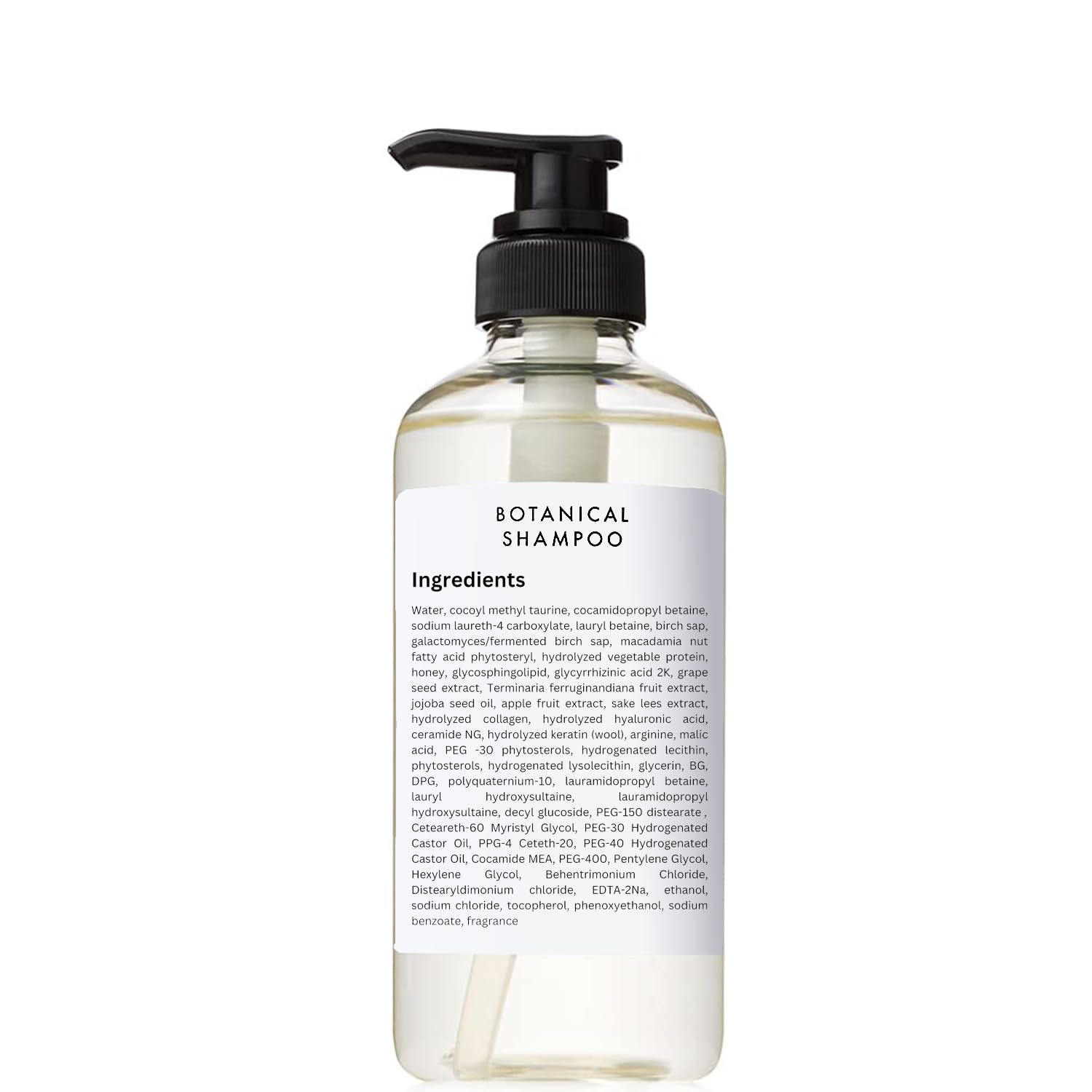 Botanist Japanese Organic & Natural Shampoo for Dry Hair, Hydrating & Moisturizing Hair Shampoo with Pump for Women & Men to Moist Hair, Sulfate & Silicone Free, Apricot & Jasmine 490 mL/16.5 fl Oz