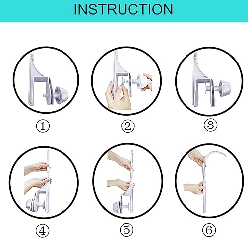 Miniatura 4 de DIY 25 pulgadas cuna móvil campana titular cama infantil decoración juguetes caja de música giratoria tuerca tornillo brazo soporte