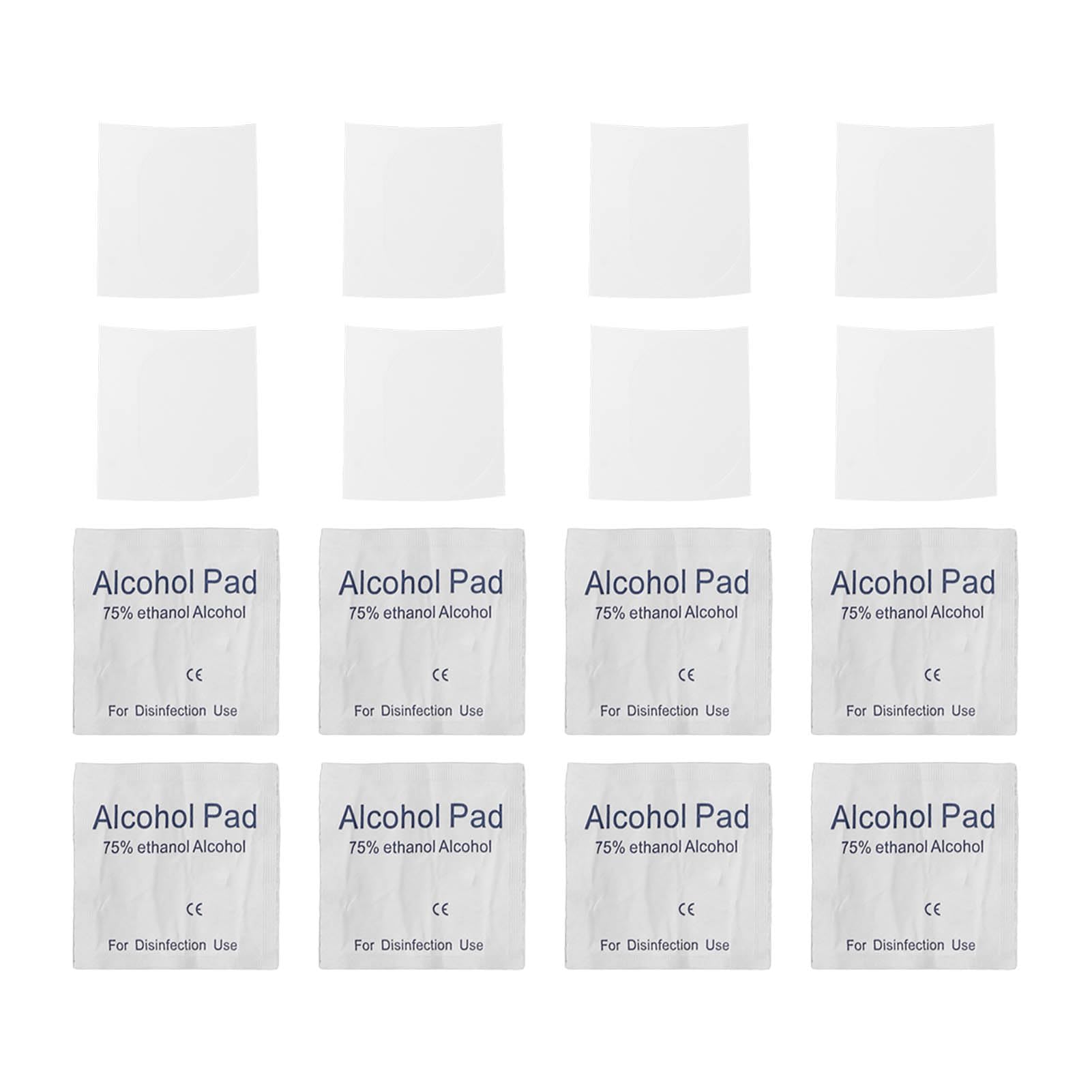 Tire Patch Repair Kit High Grade TPU Universal Wearproof Bike Tire Patches for Inner Tube Repair Outdoor Cycling 8PCS