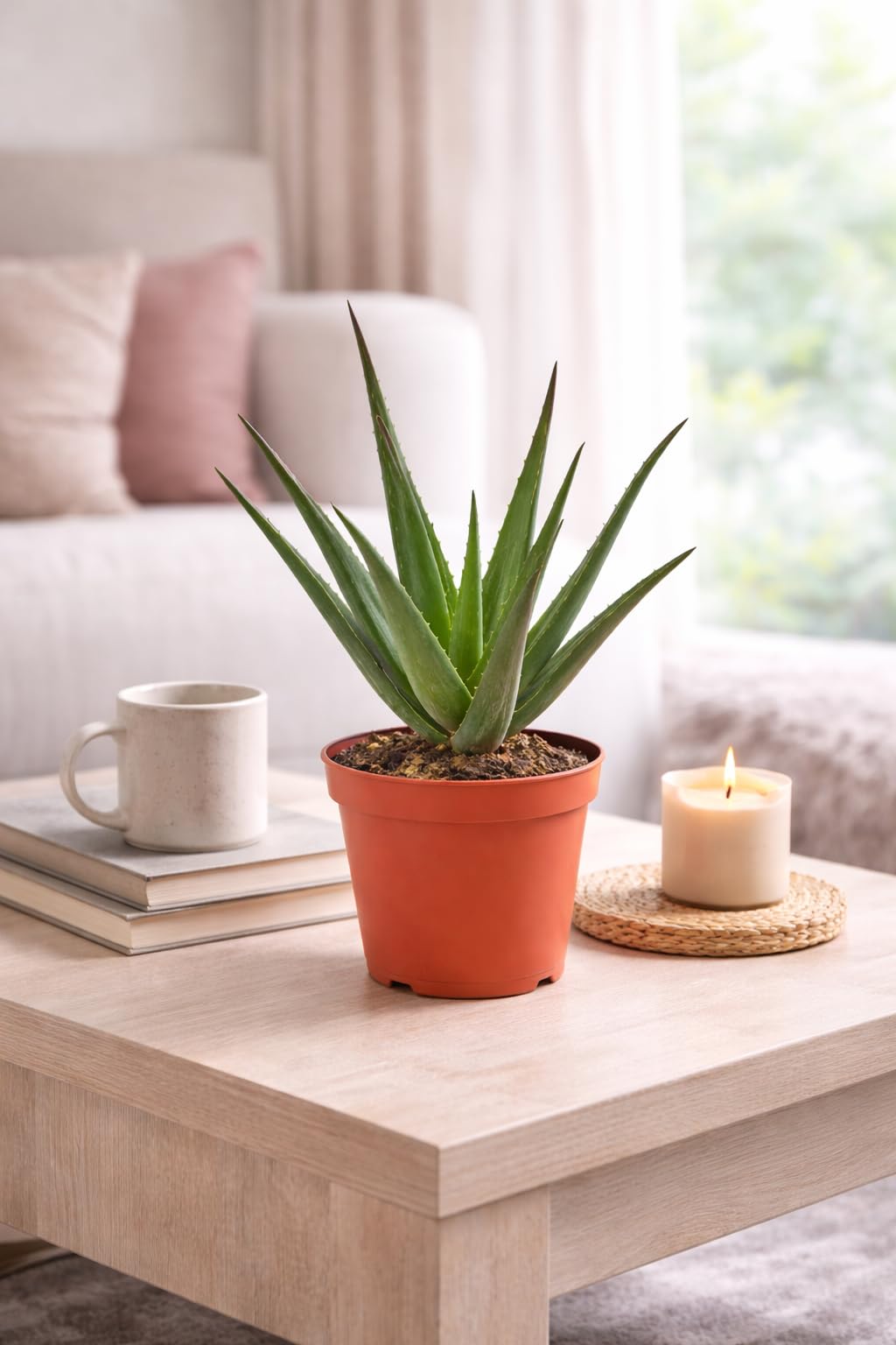 Aloe Vera Plant, XXL, 5 Years, 60-70 cm, Large Easy Care Indoor Plant,  Ideal for Home and Office, Skin Care, Air Purification : Amazon.com.be:  Garden