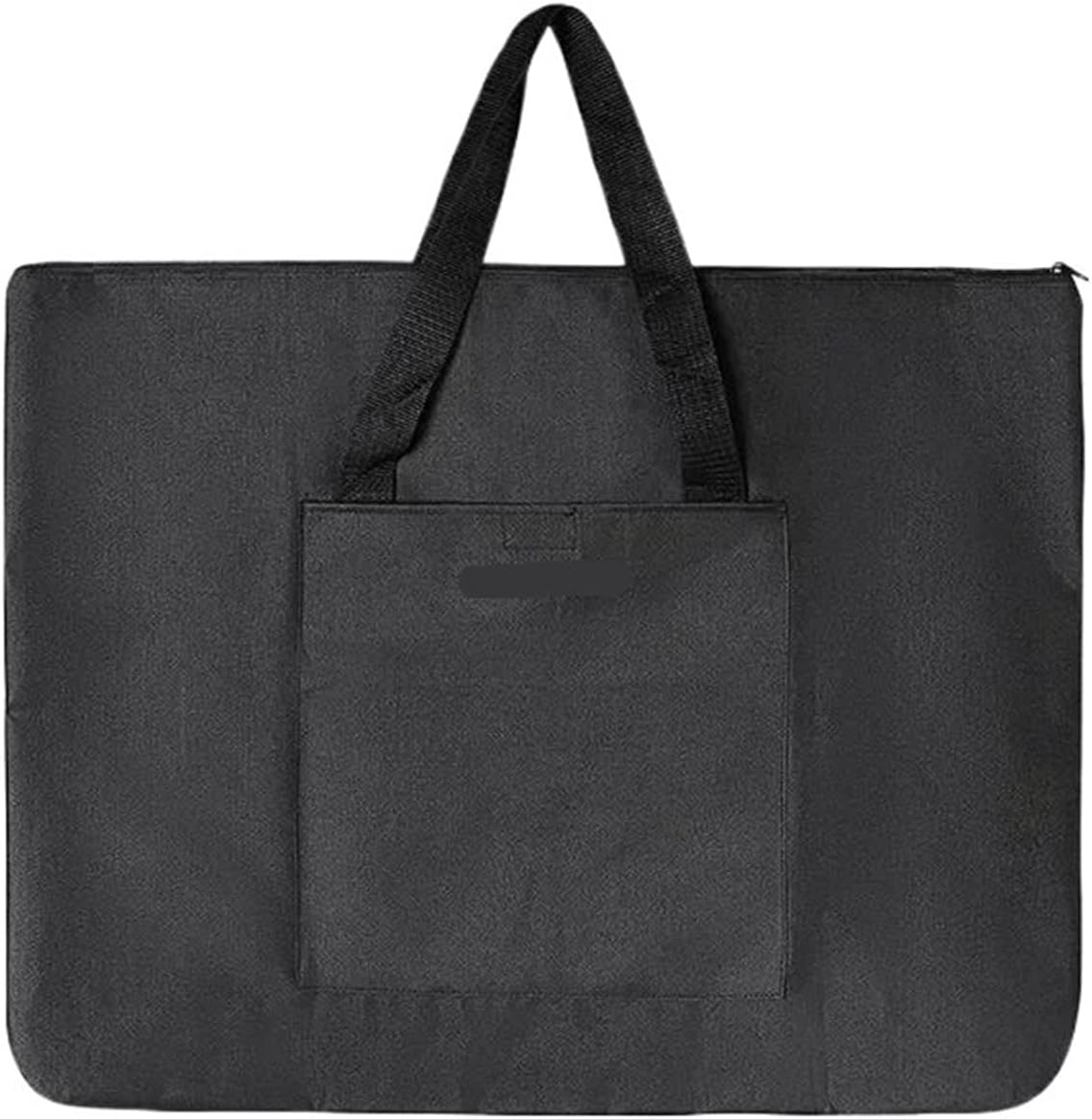 Art Portfolio Bag Large Waterproof Light Weight Art Portfolio Tote Bag Black Carrying Storage Case for Poster Sketching and Drawing for Artwork, Poster(A2)