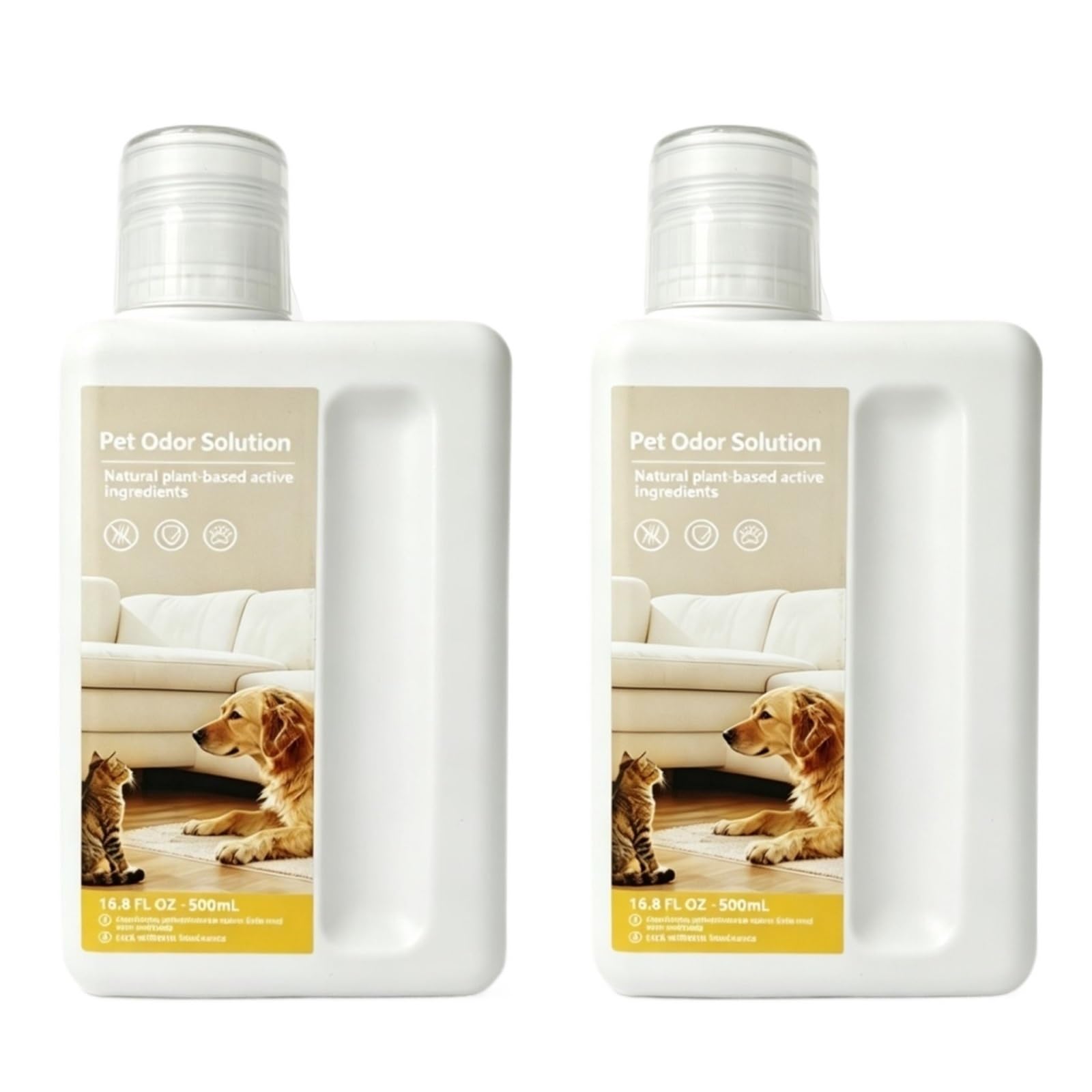 500ml Geruchsentferner, Kompatibel Mit Dreame X40 Ultra/S50/X50Pro | For die Bodenreinigungslösung L10s Ultra Gen2/X50 Ultra/H12 Pro: Beseitigen Sie Gerüche auf natürliche Weise(2pcs)