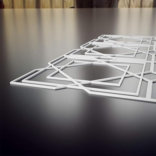 Miniatura 6 de Ekena Millwork 23 38 pulgadas de ancho x 23 38 pulgadas de alto x 38 pulgadas de alto, grandes paneles de pared decorativos de madera de lago en PVC