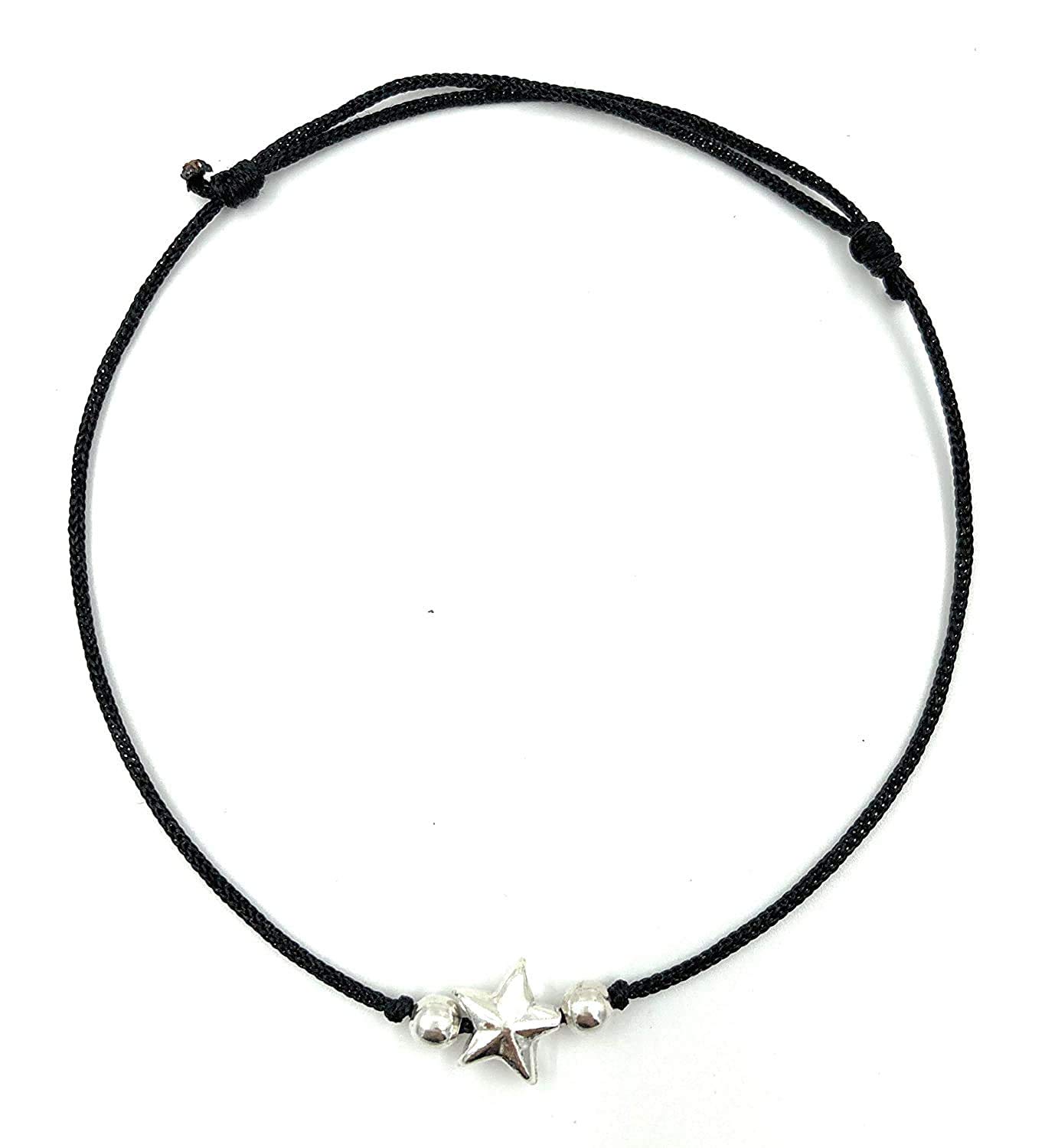 KUKSHYA JEWELLERS Exclusive 925 Sterling Silver Star Charm Black Thread Anklet (Payal) For Women & Girls Adjustable 1 Piece(TP 023) (B08R7TDBSZ) Amazon Price History, Amazon Price Tracker