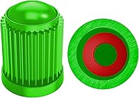 Vista 10 de (30 unidades) tapas de válvula de vástago de neumático, con anillo de goma O, cubiertas universales para autos, SUV, bicicleta y bicicleta