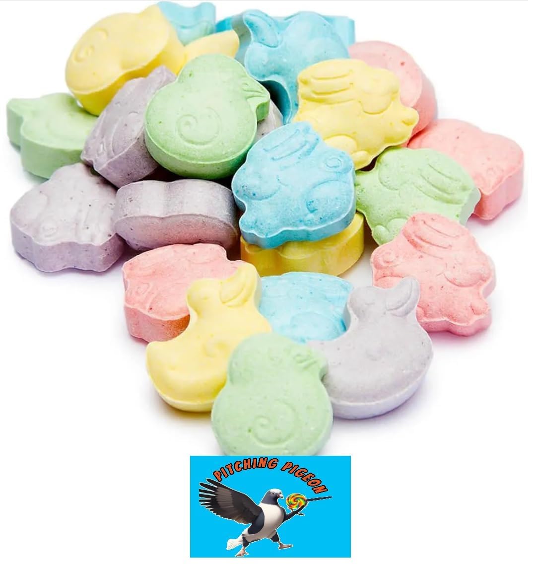 Sweet Tart Ducks Chicks & Bunnies Easter Hard Candy 36oz Bulk Easter Basket Candy | Sweet and Sour Candy for Decorating and Egg Hunt Stuffers