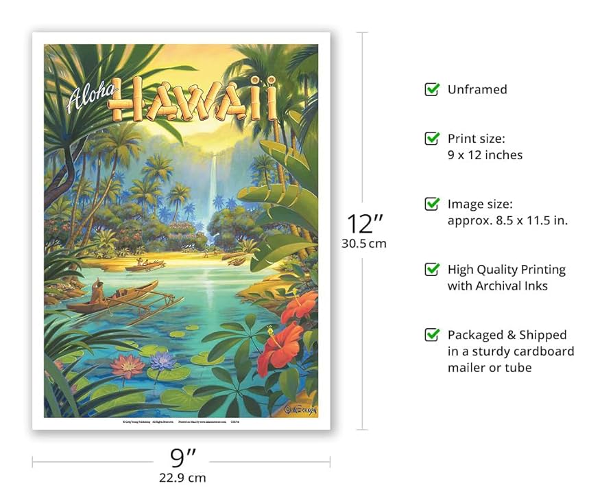 HAWAII ヴィンテージポスター hawaiibyclipper371-1.jpg