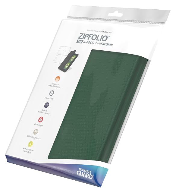 Foto 8 de 8 de Ultimate Guard 4-Pocket ZipFolio XenoSkin Verde
