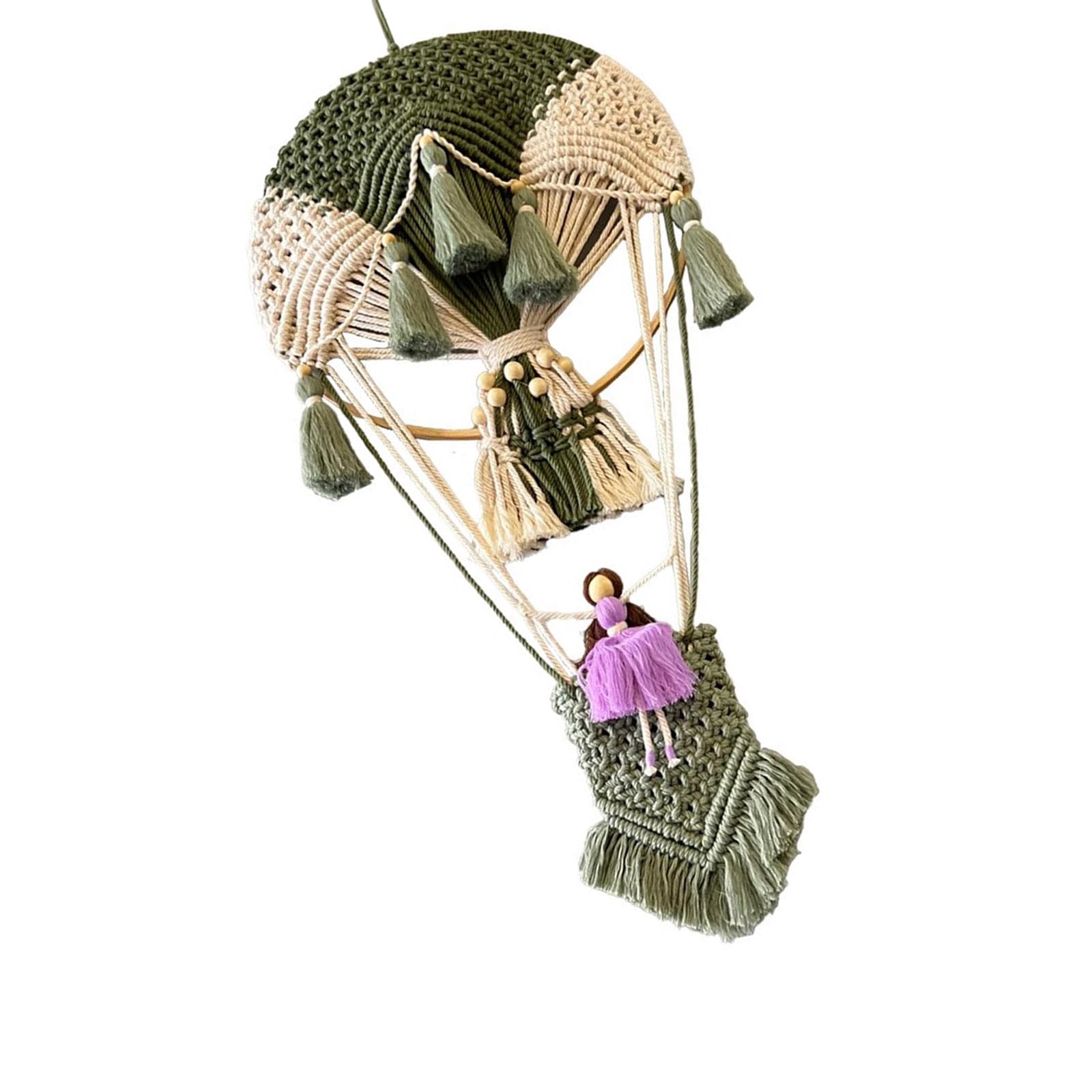 HDOYTXXM Artistics Hot Air Balloon Wall Tapestrys, Handwoven Macrames Tapestrys Decoration for Living Room Bedroom Artistics Home Decoration