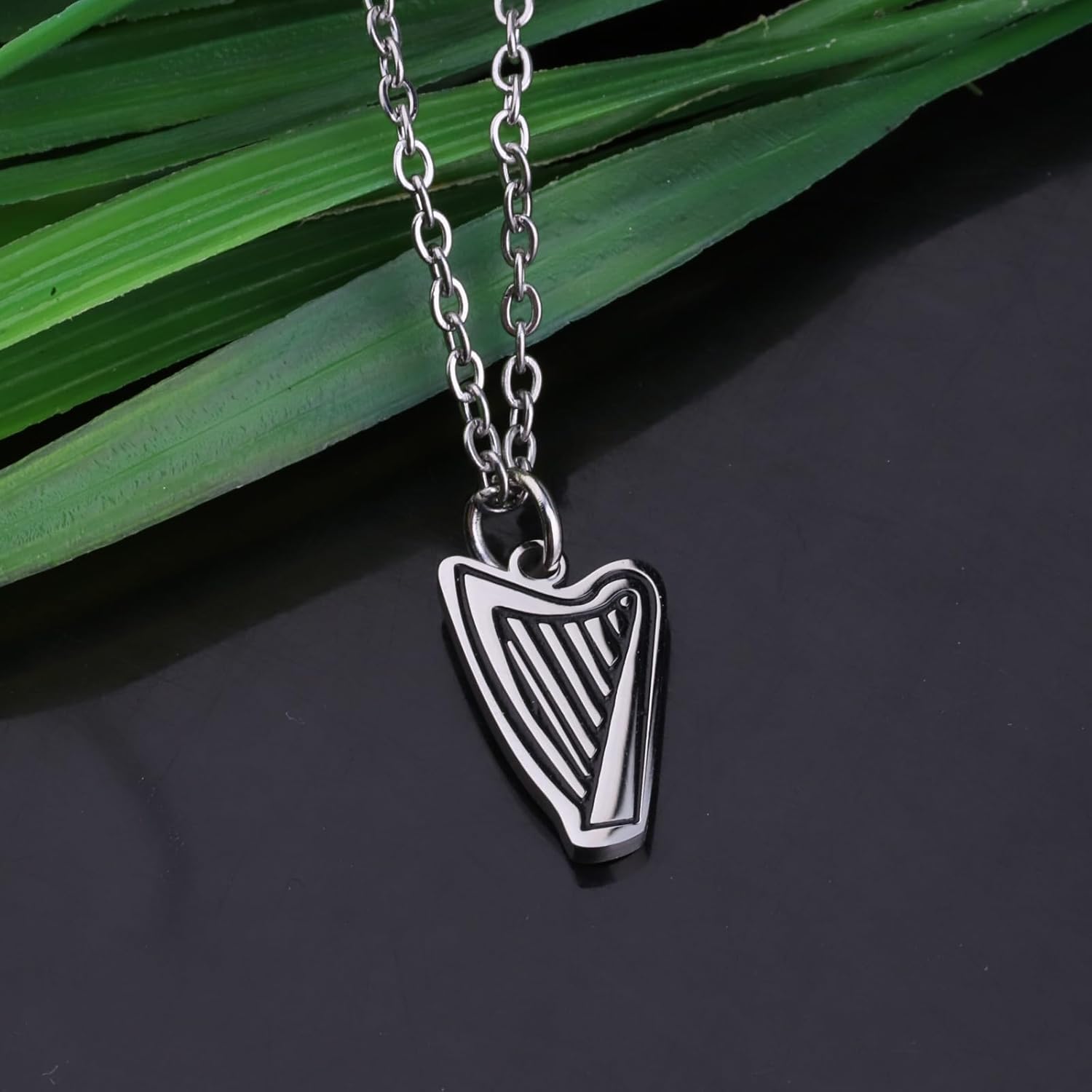 CYTING Music Lover Gift Musical Instrument Necklace Harpist Gift Harp Pendant Necklace For Harp Lover Teacher Player - Image 4