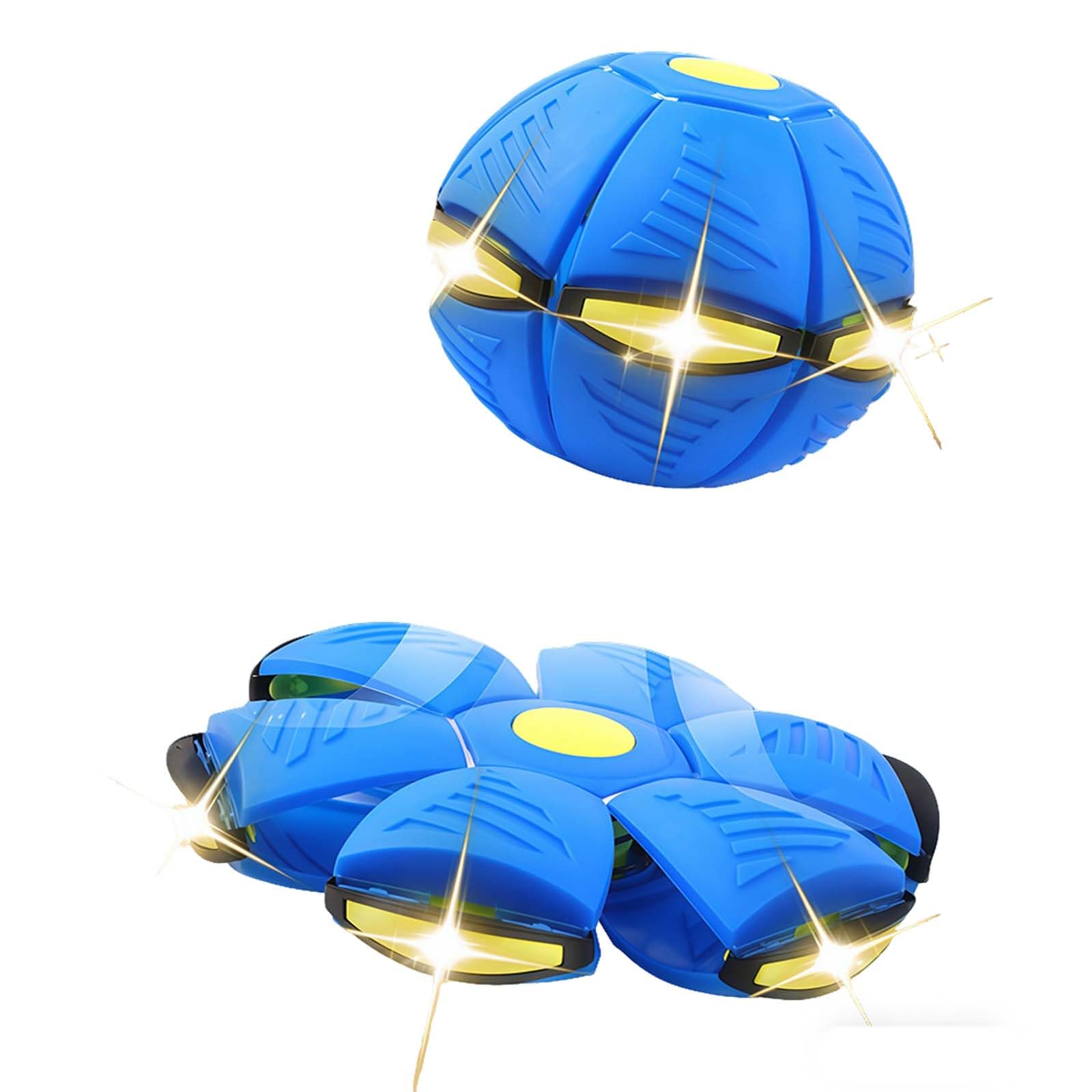 Balle Rebondissante Magique avec 6 Lumières, Jouet à Double Forme Commutable