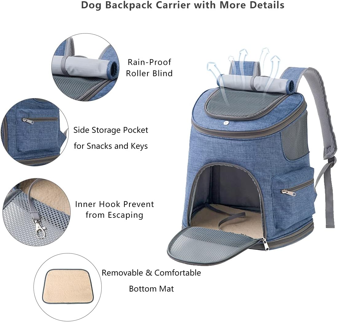 dog backpack with window