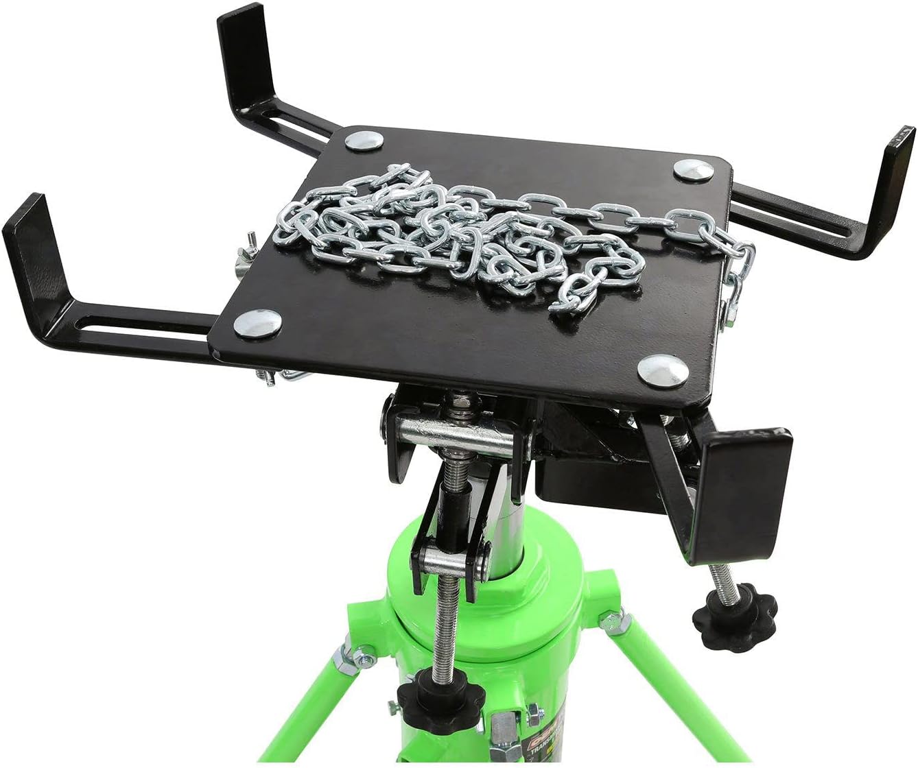 OEMTOOLS 26842 1-Ton Transmission Jack – High Lift 37.5"–76", Heavy-Duty Telescoping Jack for Truck & SUV Transmissions, Stable Hydraulic Lift System, Shop-Grade Construction