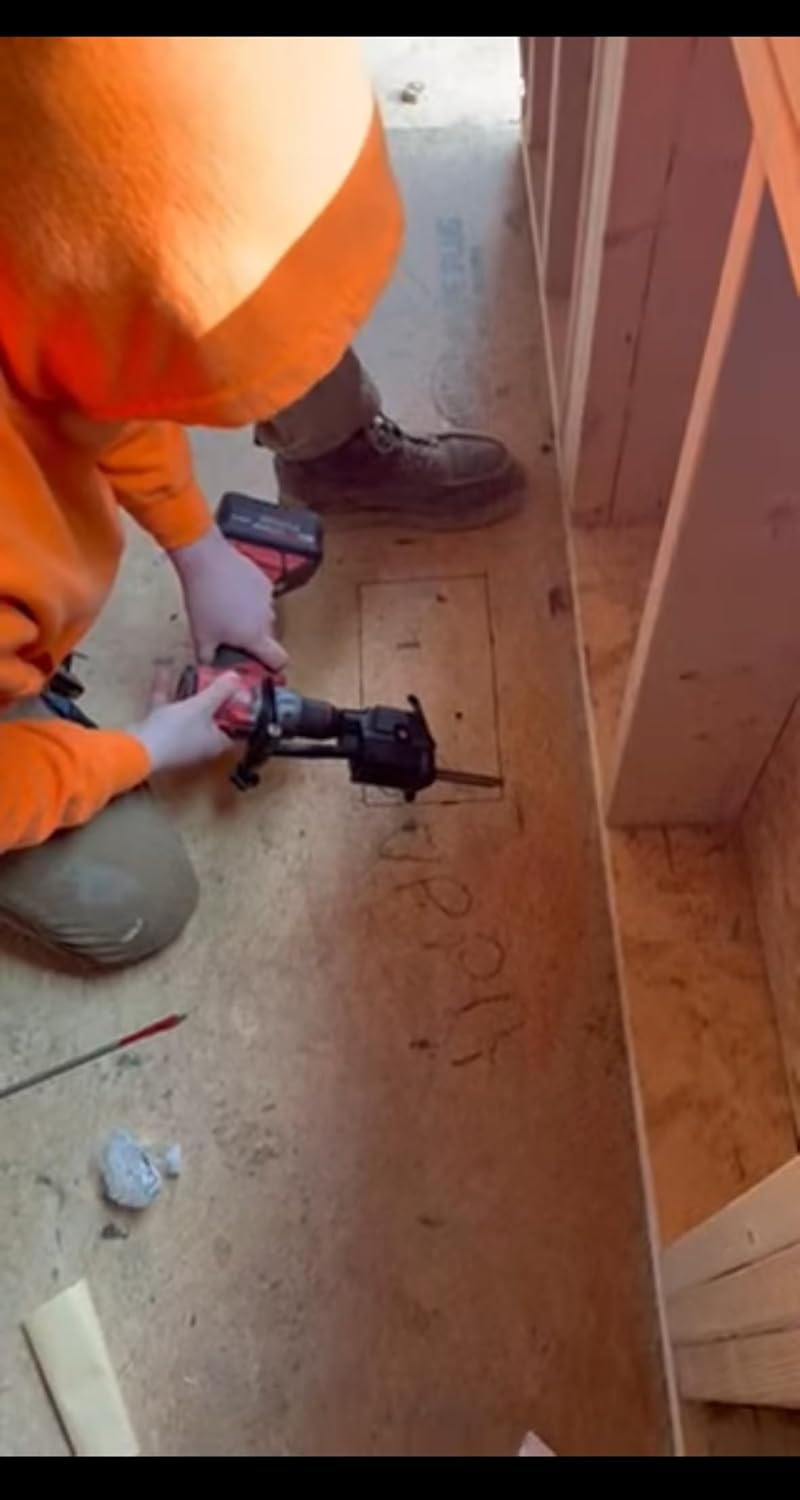Sawfish Drill Attachment Precision Saw Blade, Compatible with Wood, Drywall, PVC