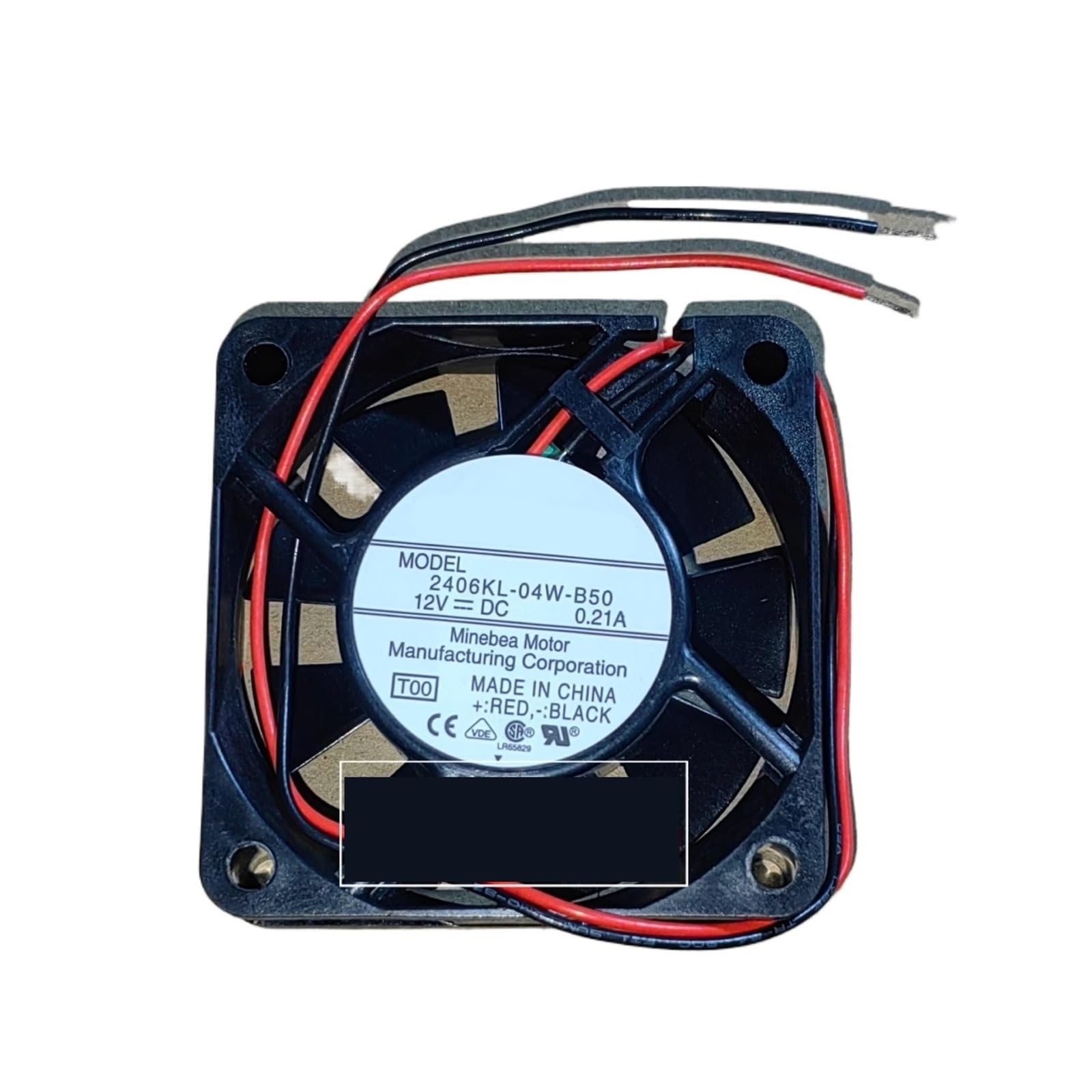 TYHUJKKL 2406KL-04W-B50 6015 12V 0.21A two-wire cooling fan