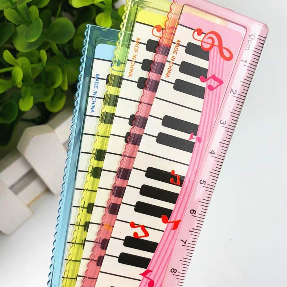 Ruler For School 15 Pcs Back To School Kids Ruler Piano Keyboard ...