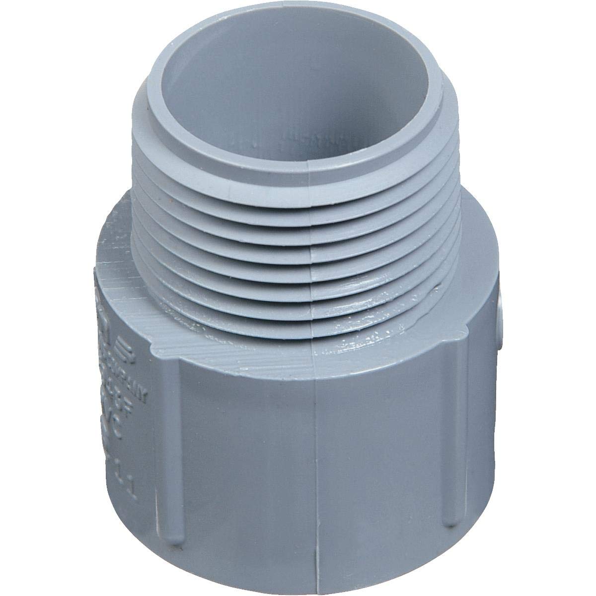 Cantex5140107c Pvc Male Terminal Adapter, 1-1/2"
